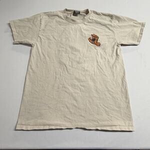 Santa Cruz screaming Checker Hand Medium T-shirt Off White Skater StreetWear